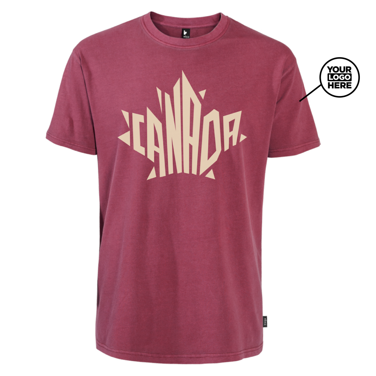 Made in Canada Unisex Crewneck T-Shirt - Canada Leaf