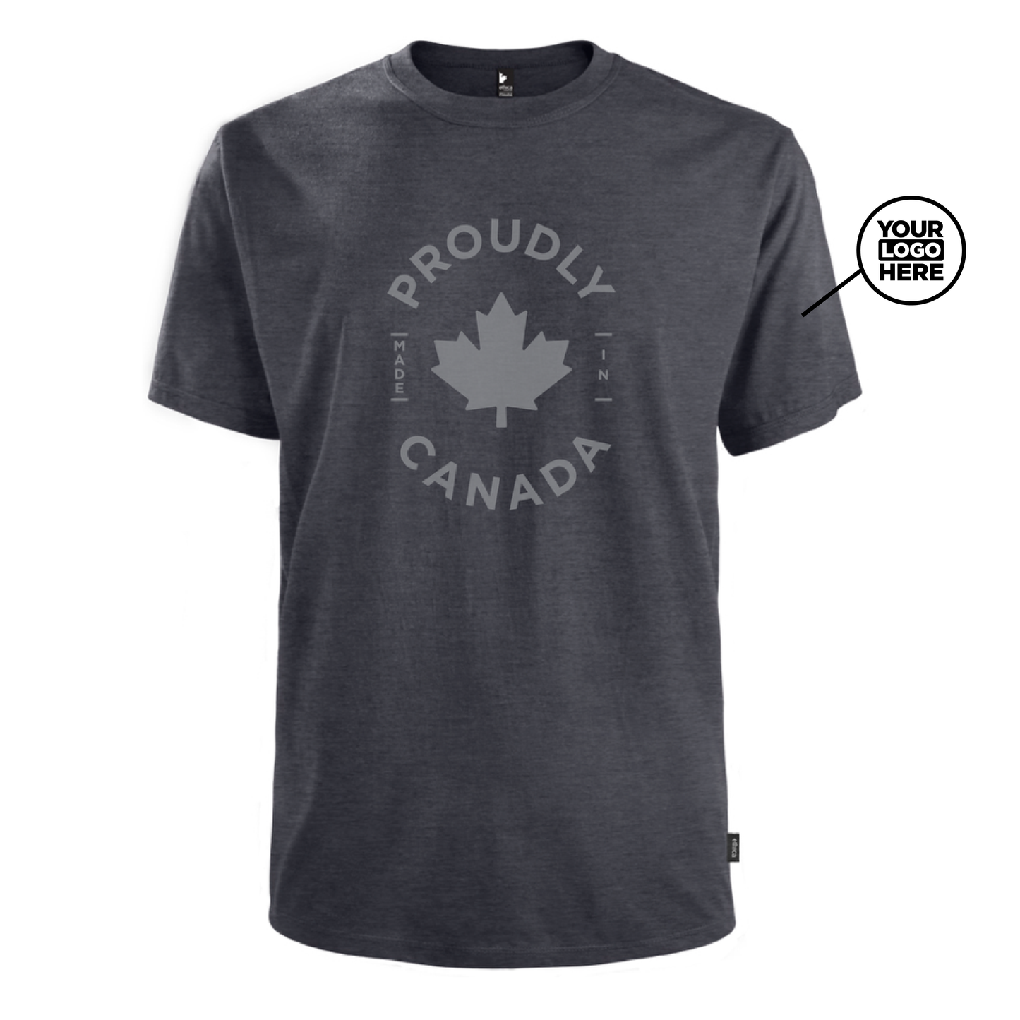 Made in Canada Unisex Crewneck T-Shirt - Proudly Made in Canada