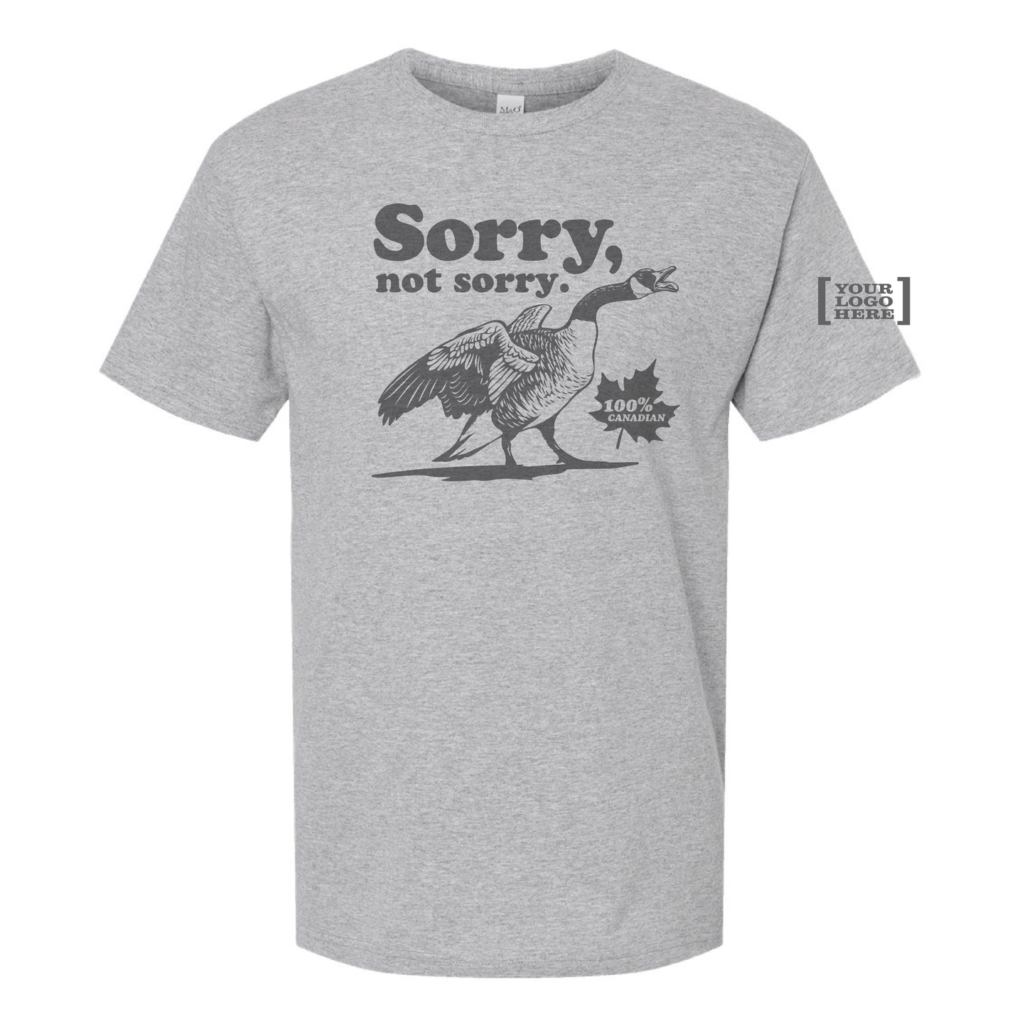 T-shirt doux unisexe – Désolé(e), pas désolé(e)