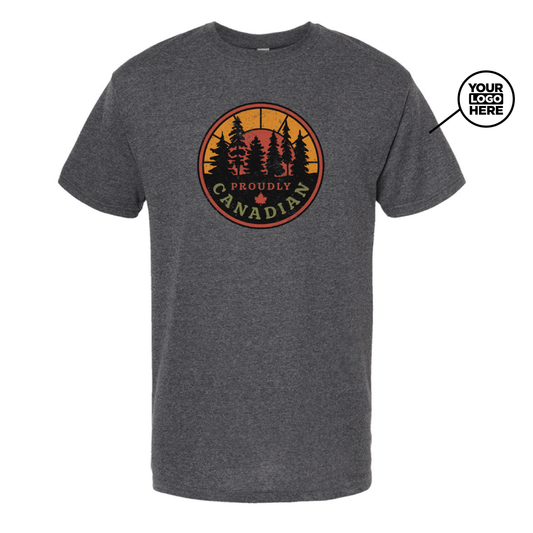 Unisex Soft Touch T-Shirt - Forest Sunset