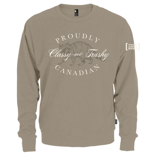 Chandail Unisexe à Col Rond Fabriqué au Canada – Classe, Sans Chichis