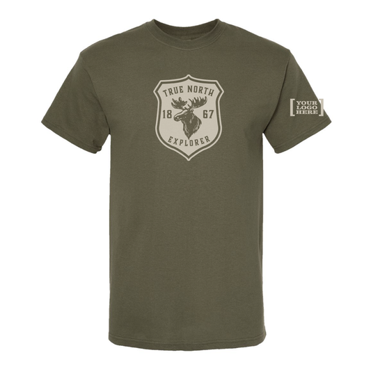 Unisex Soft Touch T-Shirt - Explorer Shield